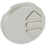 CELIANE - PLAKIETKA ŁĄCZNIKA STEROWANIA ROLET SOMFY TYTANOWA, Legrand