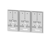 Płyta z 3 deskami licznikowymi do panelu o szerokości 3 (750 (1kpl.) DL-S3F 3-2.5 001342752 ETI