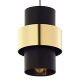 TK-Lighting lampa wisząca Calisto 1xE27 max 60W czarna/złota
