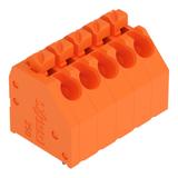 listwa zaciskowa do pł. drukowanych 5-bieg. pomarańczowa raster 3,5 mm /60szt./ WAGO