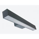 KINKIET QUALIS 56CM 15W 4000K 1800lm SREBRNY KLOSZ PC MIKRO