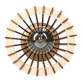 DELOS kinkiet 1P E27, max.60W, czarny, drewno