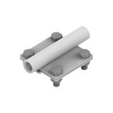 AN-52A/OG/, Złącze uziomowe 4xM8, B=40 mm ocynkowane ogniowo