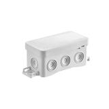 NS8 Puszka instalacyjna naścienna z możliwością zastosowania haka HNS, FASTBOX&HOOK - kolor szary