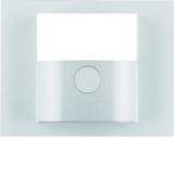 BERKER KNX e/s K.x Płytka czołowa do modułu czujnika ruchu KNX aluminium mat lakierowana. 80960471 HAGER