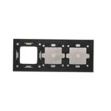 Simon 54 Touch Panel dotykowy S54 Touch 3 moduły 1 pole dotykowe + 1 pole dotykowe + 1 otwór na osprzęt S54 burzowa chmura DSTR3110/72 KONTAKT