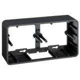 Simon Connect Puszka natynkowa podwójna do suportu i ramki KR445/… szary grafit