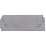 ścianka końcowa szara