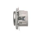 Simon Basic Regulator 1–10 V . Do załączania i regulacji źrodeł światła z zasilaczami sterowanymi 1–10 V srebrny mat BMS9V.01/43 KONTAKT