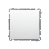 Simon Basic Przycisk pojedynczy zwierny bez piktogramu 10A szybkozłączka biały