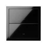 Simon 100 Panel 1-krotny: 2 klawisze czarny