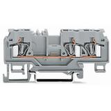 złączka 3-przewodowa PE 4 mm2 żółto-zielona