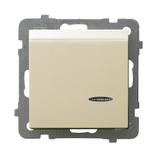 AS Łącznik hotelowy z podświetleniem pomarańczowym - kolor ecru