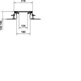 tehalit.BK Kanał współpoziomy boczna folia ochronna BKF 200x(145-190)mm stal BKF200145 HAGER