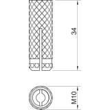 865, MOSIĘŻNE KOŁKI ROZPRĘŻNE M10