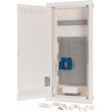 KLV-48UPM-SF Rozdzielnica multimedialna podtynkowa superpłaska 4x12 kl.II IP30 zawiera listwy N/PE 1