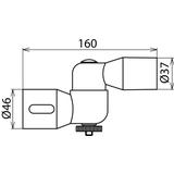 Winkiel nastawny fi 40 mm