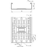 KORYTKO KAB.DKS 1,5MM 60X500 FT