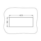 gniazdo SnapIn 4-torowe białe