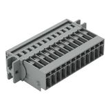 X-COM wtyk 12-biegunowy szary raster 5 mm /25szt./ WAGO