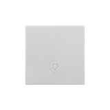 Simon 55 Klawisz pojedynczy z oczkiem z piktogramem /dzwonek/ do: SP1M Aluminium mat TKWD1L/143 KONTAKT