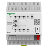 Sterownik 0-10V do fan-coil SpaceLogic KNX, do systemów 2- lub 4-rurowych, ze sterowaniem krokowym (