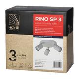 Rino SP 3, oprawa ścienno-sufitowa, GU10 max. 3x50W, IP20, biała AD-OP-6246WGU10 ORNO