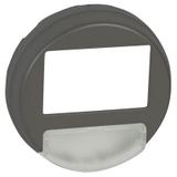 CELIANE - Plakietka oświetlenia przeszkodowego grafitowa, Legrand