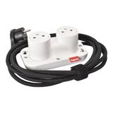 INCARA: ELECTR'ON - PODSTAWA 2X2P+Z - 2,5 M-BIAŁY, Legrand