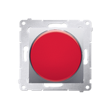 Simon 54 Sygnalizator świetlny LED – światło czerwone 230V srebrny mat