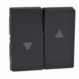 Merten, System M, klawisz żaluzjowy, antracytowy