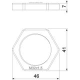 PRZECIWNAKRĘTKI M32X1,5 CZAR.