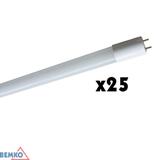 TUBA LED 230V T8 1200MM 18W 1700LM 4000K NW SZKŁO MLECZNA (KARTON 25SZT.)