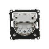 Simon 55 Gniazdo schuko ze zintegrowaną ładowarką 2xUSBA Biały mat TGSZ1ZUSB2AA.01/111 KONTAKT
