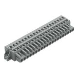 MCS-MIDI Classic gniazdo 20-bieg. szare raster 5 mm /10szt./ WAGO