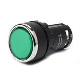 Przycisk monoblok, kryty, zielony, 1NO+1NC