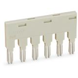 mostek grzebieniowy 6-torowy żółty