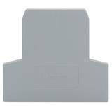 ścianka końcowa szara