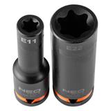 Nasadki udarowe 1/2'' E10-E24 zestaw 9sztCrMo NEO GTX 12-110 GTX Poland