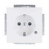 CARAT/FUTURE/SOLO/AXCENT Gniazdo SCHUKO Oświetlenie kontrolne z diodami LED biały studyjny 2CKA002013A5286 ABB