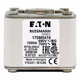 FUSE 1000A 690V 2BN/50 AR UC Wkładka szybka 1000A AC 690V rozmiar 2 61x77x51 mm aR IEC UL, 170M5416