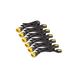 Zestaw kabli zasilających (6 szt.), z blokadą, z C13 na C14, 1,2 m, niebieski