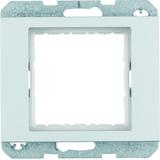 BERKER K.5 Zestaw adaptacyjny do modułów systo 45x45mm aluminium lakierowana 14407003 HAGER