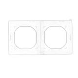 uszczelki Zestaw uszczelek do ramki 2-krotnej *Bryzgoszczelność IP44 tylko z gniazdami wymienionymi