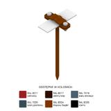 Uchwyt wb. na drut Z-śruba, L=12cm, B=30mm /LA/