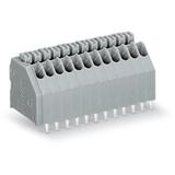 Złączka do płytek drukowanych przycisk 0,5mm2 RM 2,5mm 8-bieg szara /55szt./ 250-308 WAGO