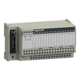 Modicon ABE7, miniaturowa podbaza, dyskretne pasywne we/wy, 16 wejść/wyjść, Led, izolator