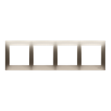 Simon 54 Premium Ramka 4-krotna PREMIUM IP20 / IP44 złoty mat DR4/44 KONTAKT