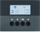 BERKER K.1 KNX RF quicklink Łącznik żaluzjowy czasowy do sterownika żaluzjowego i mechanizmu załączającego Berker.Net antracyt 85745175 HAGER