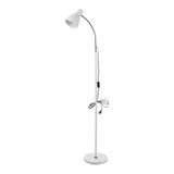 Lampa stojąca podłogowa LAR max 20W E27 155 cm biała LS-1/W ORNO